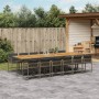 Set comedor de jardín con cojines 13 pzas ratán sintético gris de , Conjuntos de jardín - Ref: Foro24-3211490, Precio: 879,26...