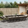 Set de muebles jardín 17 pzas y cojines ratán sintético marrón de , Conjuntos de jardín - Ref: Foro24-3211605, Precio: 971,41...