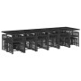 Set de muebles jardín 17 pzas con cojines ratán sintético negro de , Conjuntos de jardín - Ref: Foro24-3211723, Precio: 902,0...