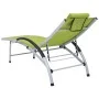 Tumbona de aluminio textilene verde von vidaXL, Liegen - Ref: Foro24-310504, Preis: 181,00 €, Rabatt: %