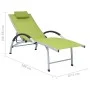 Tumbona de aluminio textilene verde von vidaXL, Liegen - Ref: Foro24-310504, Preis: 181,00 €, Rabatt: %