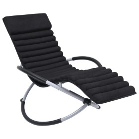 Cojín para tumbona piel de ante negro de vidaXL, Cojines para sillas y sofás - Ref: Foro24-310499, Precio: 68,97 €, Descuento: %