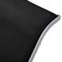 Sun loungers with side table, 2 units, black aluminum by vidaXL, Loungers - Ref: Foro24-310534, Price: 214,18 €, Discount: %