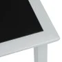 Tumbonas con mesita 2 unidades aluminio negro de vidaXL, Tumbonas - Ref: Foro24-310534, Precio: 214,18 €, Descuento: %