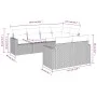 Set de sofás de jardín 7 pzas con cojines ratán PE gris claro de , Conjuntos de jardín - Ref: Foro24-3219202, Precio: 508,02 ...
