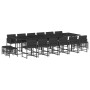 Set de muebles jardín 17 pzas con cojines ratán sintético negro de , Conjuntos de jardín - Ref: Foro24-3211543, Precio: 833,6...