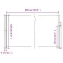Toldo lateral retráctil crema 120x300 cm de , Sombrillas - Ref: Foro24-4004280, Precio: 73,40 €, Descuento: %