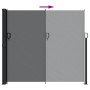 Toldo lateral retráctil negro 180x300 cm de , Sombrillas - Ref: Foro24-4004339, Precio: 104,83 €, Descuento: %