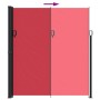 Toldo lateral retráctil rojo 220x300 cm de , Sombrillas - Ref: Foro24-4004372, Precio: 104,11 €, Descuento: %