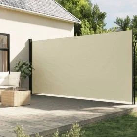 Retractable cream side awning 220x300 cm by , Umbrellas - Ref: Foro24-4004370, Price: 121,59 €, Discount: %