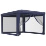 Carpa para fiestas con 4 paredes de malla HDPE azul 3x4 m de , Carpas y cenadores - Ref: Foro24-319232, Precio: 92,69 €, Desc...