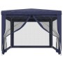 Carpa para fiestas con 4 paredes de malla HDPE azul 3x4 m de , Carpas y cenadores - Ref: Foro24-319232, Precio: 92,69 €, Desc...