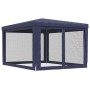 Carpa para fiestas con 4 paredes de malla HDPE azul 3x4 m de , Carpas y cenadores - Ref: Foro24-319232, Precio: 92,69 €, Desc...