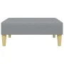Sofá cama 2 plazas con almohadas taburete terciopelo gris claro de , Sofás - Ref: Foro24-3216215, Precio: 351,90 €, Descuento: %