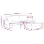 Sofá cama 2 plazas con almohadas taburete terciopelo gris claro de , Sofás - Ref: Foro24-3216215, Precio: 351,90 €, Descuento: %