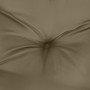 Cojines silla respaldo bajo 2 ud tela taupe melange 100x50x7 cm de , Cojines para sillas y sofás - Ref: Foro24-4002403, Preci...