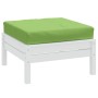 Cojín para sofá de palets tela verde melange 60x60x10 cm de , Cojines para sillas y sofás - Ref: Foro24-4002668, Precio: 28,2...