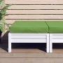 Cojín para sofá de palets tela verde melange 60x60x10 cm de , Cojines para sillas y sofás - Ref: Foro24-4002668, Precio: 27,8...
