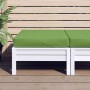 Cojín para sofá de palets tela verde melange 60x60x10 cm de , Cojines para sillas y sofás - Ref: Foro24-4002668, Precio: 28,2...