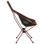 Silla de camping plegable PVC y aluminio negro de vidaXL, Mobiliario de camping - Ref: Foro24-310542, Precio: 58,04 €, Descue...