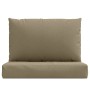 Cojines para sofá de palets 2 uds tela gris taupe melange de , Cojines para sillas y sofás - Ref: Foro24-4002649, Precio: 57,...