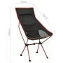 Silla de camping plegable PVC y aluminio negro de vidaXL, Mobiliario de camping - Ref: Foro24-310542, Precio: 58,04 €, Descue...