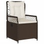 Set comedor de jardín 7 pzas con cojines ratán sintético marrón de , Conjuntos de jardín - Ref: Foro24-3262975, Precio: 694,5...