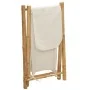 Cesto de la ropa sucia de bambú blanco crema 45x55x63,5 cm de , Cestas para ropa - Ref: Foro24-368035, Precio: 31,46 €, Descu...