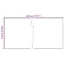 Toldo para balcón ratán sintético blanco 400x80 cm de , Paneles de vallas - Ref: Foro24-156283, Precio: 40,69 €, Descuento: %