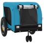 Remolque de bicicleta mascotas hierro tela Oxford azul negro de , Cochecitos para mascotas - Ref: Foro24-94016, Precio: 109,1...