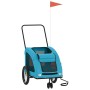 Remolque de bicicleta mascotas hierro tela Oxford azul de , Cochecitos para mascotas - Ref: Foro24-93988, Precio: 123,30 €, D...