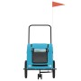 Remolque de bicicleta mascotas hierro tela Oxford azul de , Cochecitos para mascotas - Ref: Foro24-93988, Precio: 123,30 €, D...
