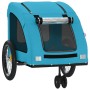 Remolque de bicicleta mascotas hierro tela Oxford azul de , Cochecitos para mascotas - Ref: Foro24-93988, Precio: 123,30 €, D...