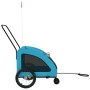 Remolque de bicicleta mascotas hierro tela Oxford azul de , Cochecitos para mascotas - Ref: Foro24-93988, Precio: 123,30 €, D...