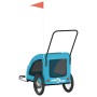 Remolque de bicicleta mascotas hierro tela Oxford azul de , Cochecitos para mascotas - Ref: Foro24-93988, Precio: 123,30 €, D...