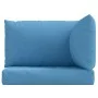 Cojines para sofá de palets 3 uds tela azul melange de , Cojines para sillas y sofás - Ref: Foro24-4002656, Precio: 37,98 €, ...