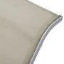 Tumbonas con mesita 2 unidades aluminio color crema de vidaXL, Tumbonas - Ref: Foro24-310536, Precio: 214,58 €, Descuento: %