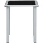 Tumbonas con mesita 2 unidades aluminio color crema de vidaXL, Tumbonas - Ref: Foro24-310536, Precio: 218,48 €, Descuento: %