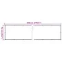 Sichtschutzzaun aus anthrazitgrauem PVC für den Garten, 700x75 cm. von , Zaunpaneele - Ref: Foro24-4005376, Preis: 26,05 €, R...