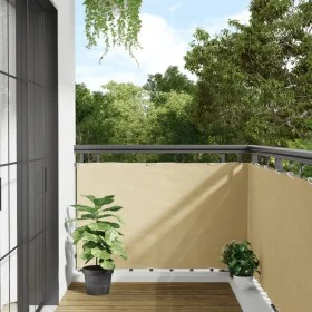 Cream PVC garden privacy screen 400x90 cm by , fence panels - Ref: Foro24-4005445, Price: 18,48 €, Discount: %