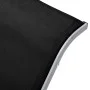 Black textilene and aluminum lounger by vidaXL, Loungers - Ref: Foro24-310533, Price: 100,66 €, Discount: %