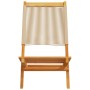 Sillas de jardín 2 uds madera maciza acacia polipropileno beige de , Sillas de jardín - Ref: Foro24-367689, Precio: 128,27 €,...