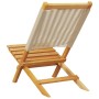 Sillas de jardín 2 uds madera maciza acacia polipropileno beige de , Sillas de jardín - Ref: Foro24-367689, Precio: 128,27 €,...