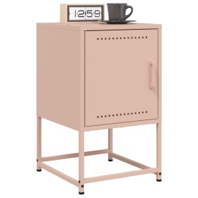 Mesitas de noche 2 unidades acero rosa 36x39x60,5 cm de , Mesitas de noche - Ref: Foro24-846449, Precio: 69,90 €, Descuento: %