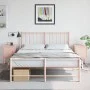 Mesitas de noche 2 unidades acero rosa 36x39x60,5 cm de , Mesitas de noche - Ref: Foro24-846449, Precio: 69,25 €, Descuento: %