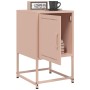 Mesitas de noche 2 unidades acero rosa 36x39x60,5 cm de , Mesitas de noche - Ref: Foro24-846449, Precio: 69,90 €, Descuento: %