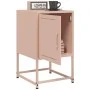 Mesitas de noche 2 unidades acero rosa 36x39x60,5 cm de , Mesitas de noche - Ref: Foro24-846449, Precio: 69,25 €, Descuento: %