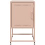 Mesitas de noche 2 unidades acero rosa 36x39x60,5 cm de , Mesitas de noche - Ref: Foro24-846449, Precio: 69,90 €, Descuento: %