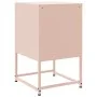 Mesitas de noche 2 unidades acero rosa 36x39x60,5 cm de , Mesitas de noche - Ref: Foro24-846449, Precio: 69,25 €, Descuento: %