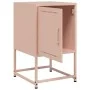 Mesitas de noche 2 unidades acero rosa 36x39x60,5 cm de , Mesitas de noche - Ref: Foro24-846449, Precio: 69,25 €, Descuento: %
